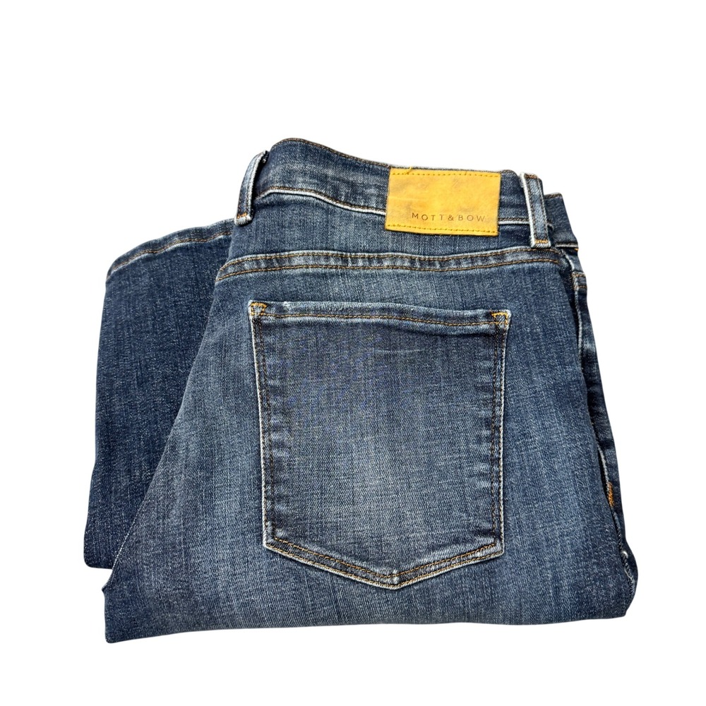 Mott & Bow Jeans Mens 36x34 (36x33 ACTUAL) Slim Wooster Blue Denim Classic